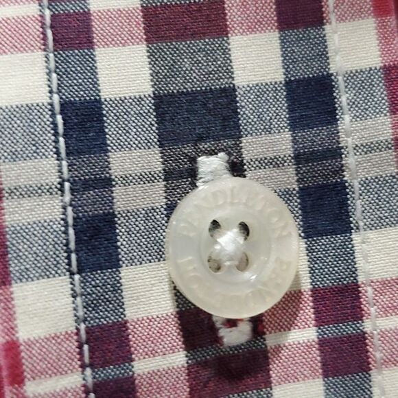 Pendleton Mens Metro Short Sleeve Button Down Plaid Shirt, Size Xl - Picture 3 of 5